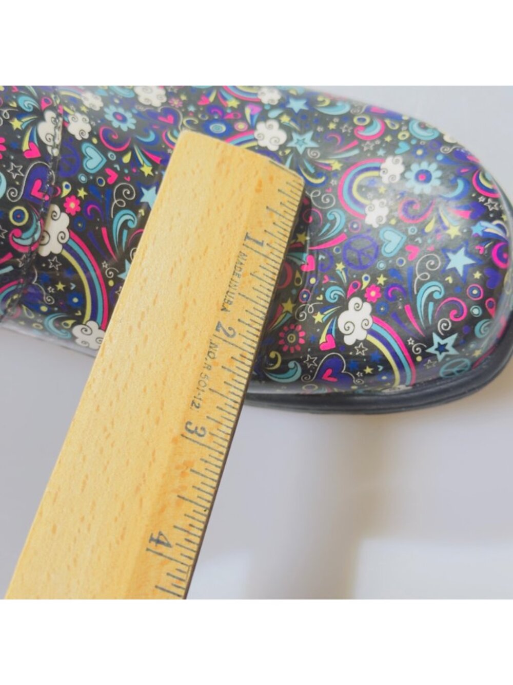 KLOGS Mission Womens Slip-On Shoes Size 8M Multicolor Peace/Love Print Non-Slip - Picture 11 of 11